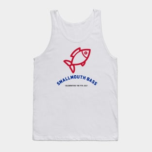 Smallmouth Bass : Celebrating the 4th July Tank Top